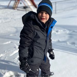 Youth 3-in-1 System Winter Coat / Snow Jacket — Black